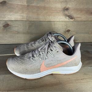 Nike air zoom Pegasus 36 womens size 9.5 shoes pink gray running sneakers